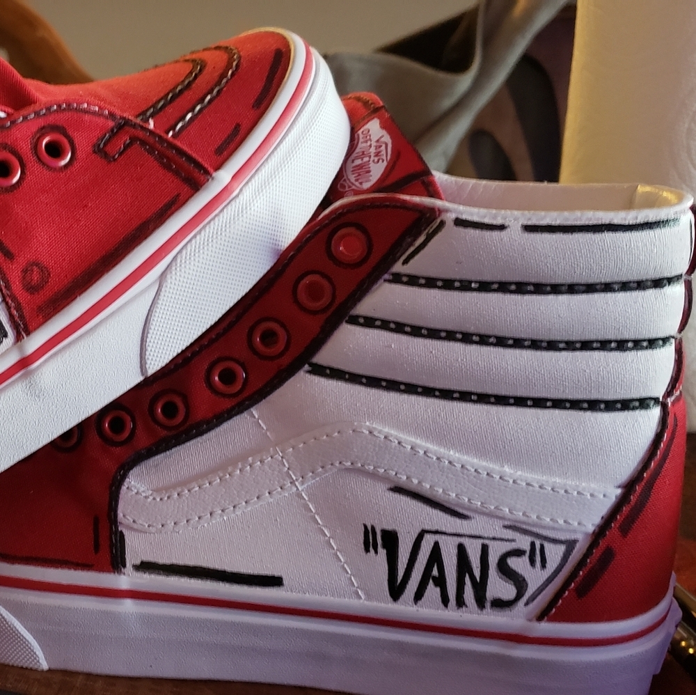 CUSTOM CARTOON VANS